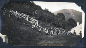 Russian Memorabilia - white Officers on manoeuvres on the Kamchatka Peninsula, Far East Russia, circa 1921